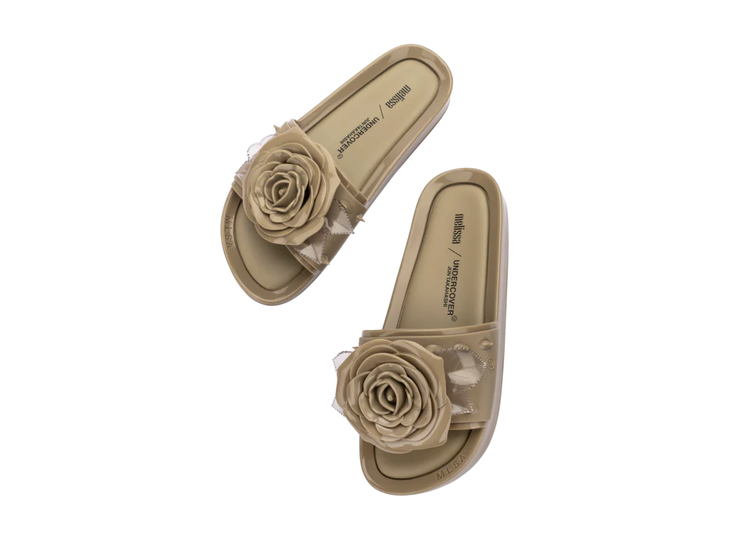 Melissa Beach Slide Spikes + Undercover - Beige - Image 5