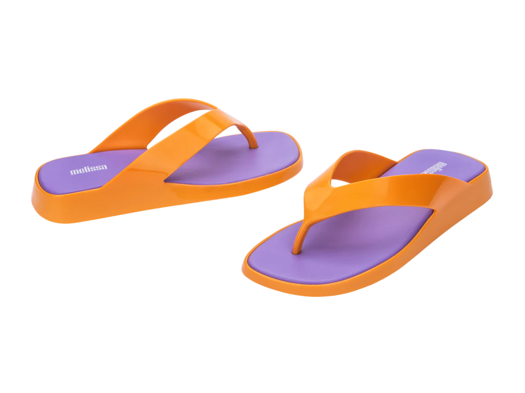 Melissa Brave Flip Flop - Orange Lilac - Image 4