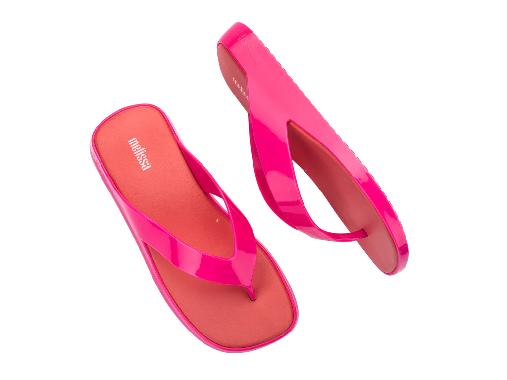 Melissa Brave Flip Flop - Pink Orange - Image 5