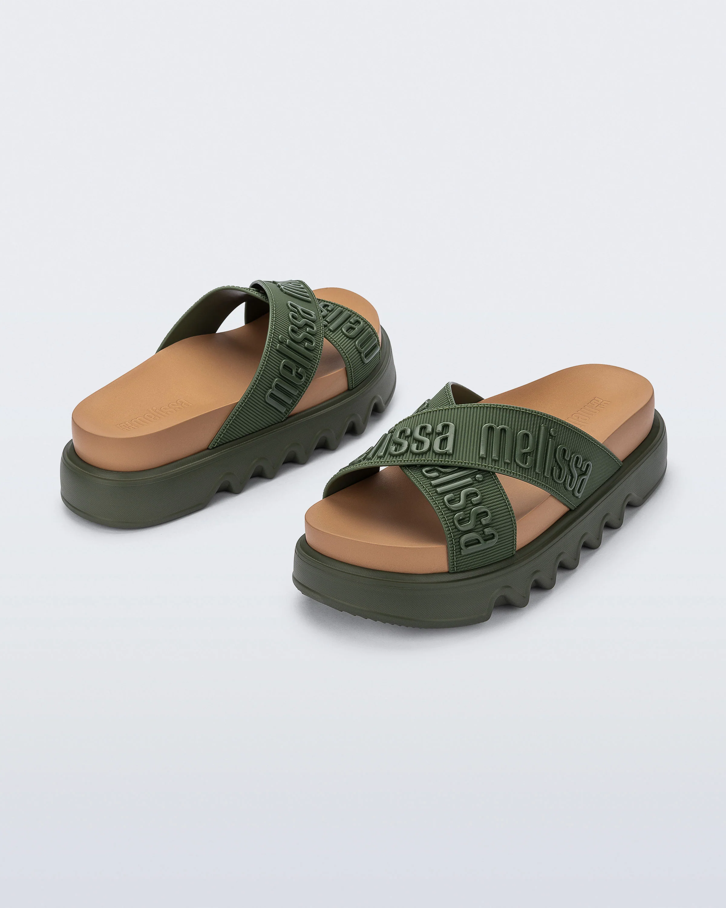 MELISSA CROSS M LOVER PLATFORM GREEN BEIGE - Image 2