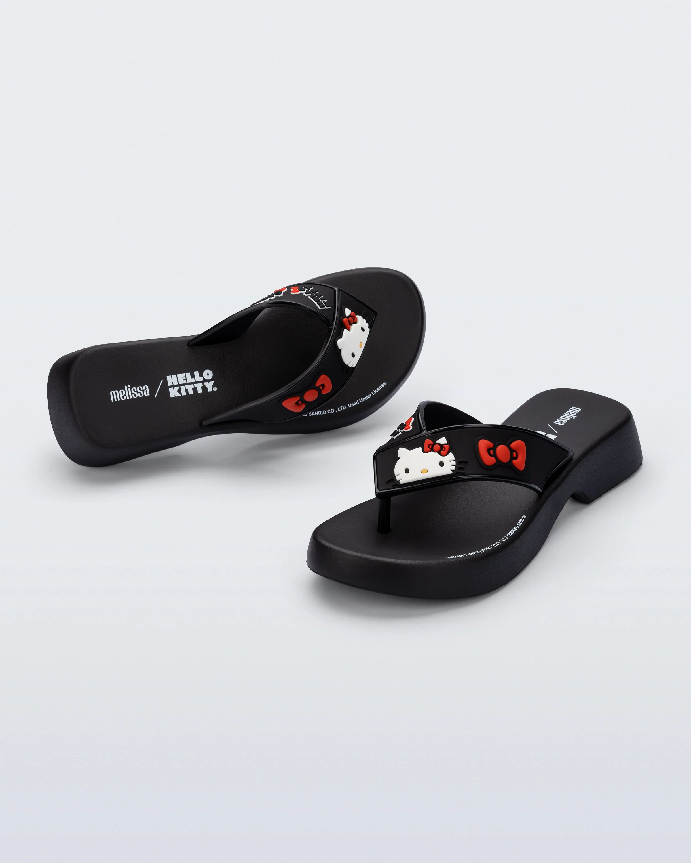 MELISSA FLATFORM + HELLO KITTY BLACK - Image 3