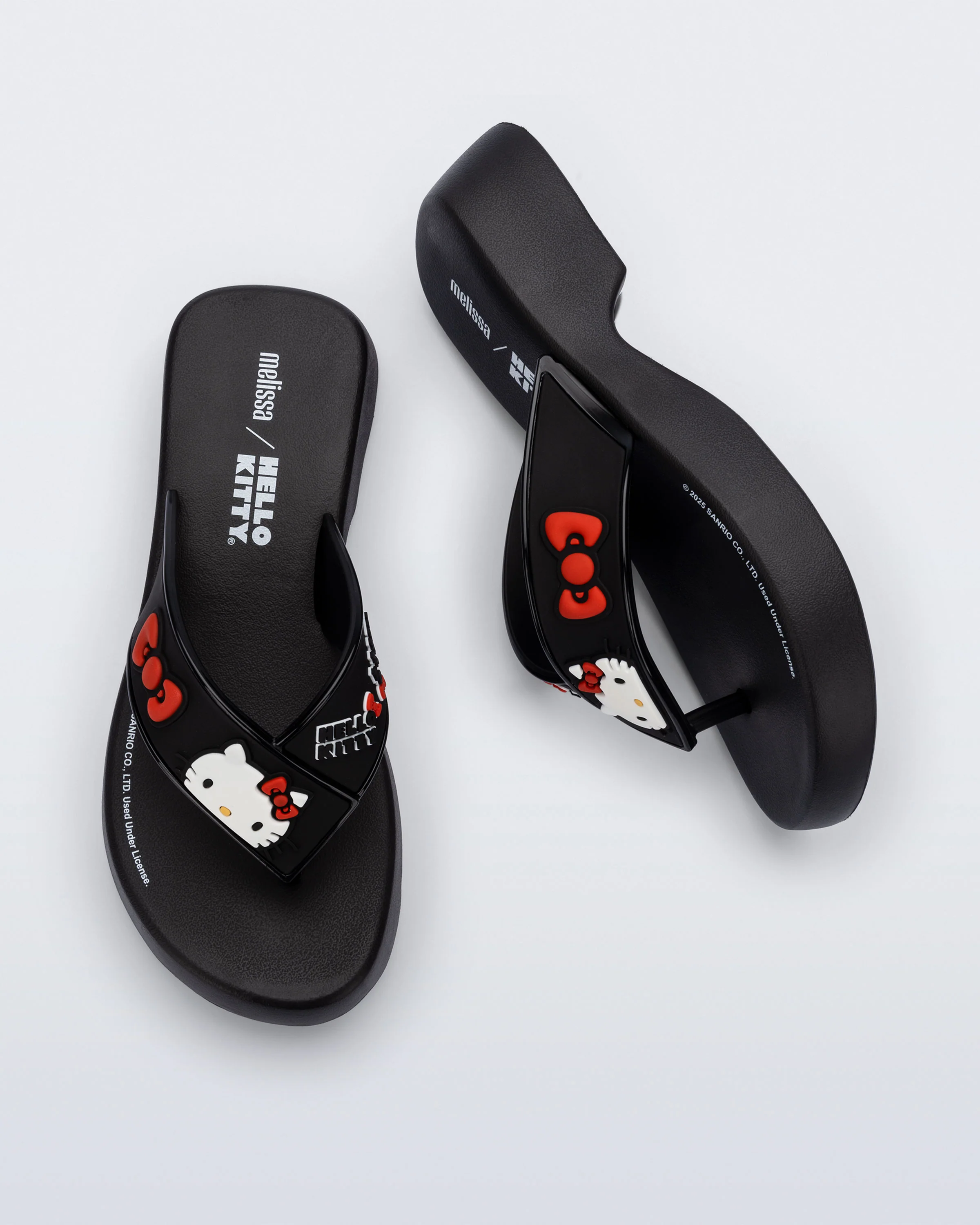 MELISSA FLATFORM + HELLO KITTY BLACK - Image 5