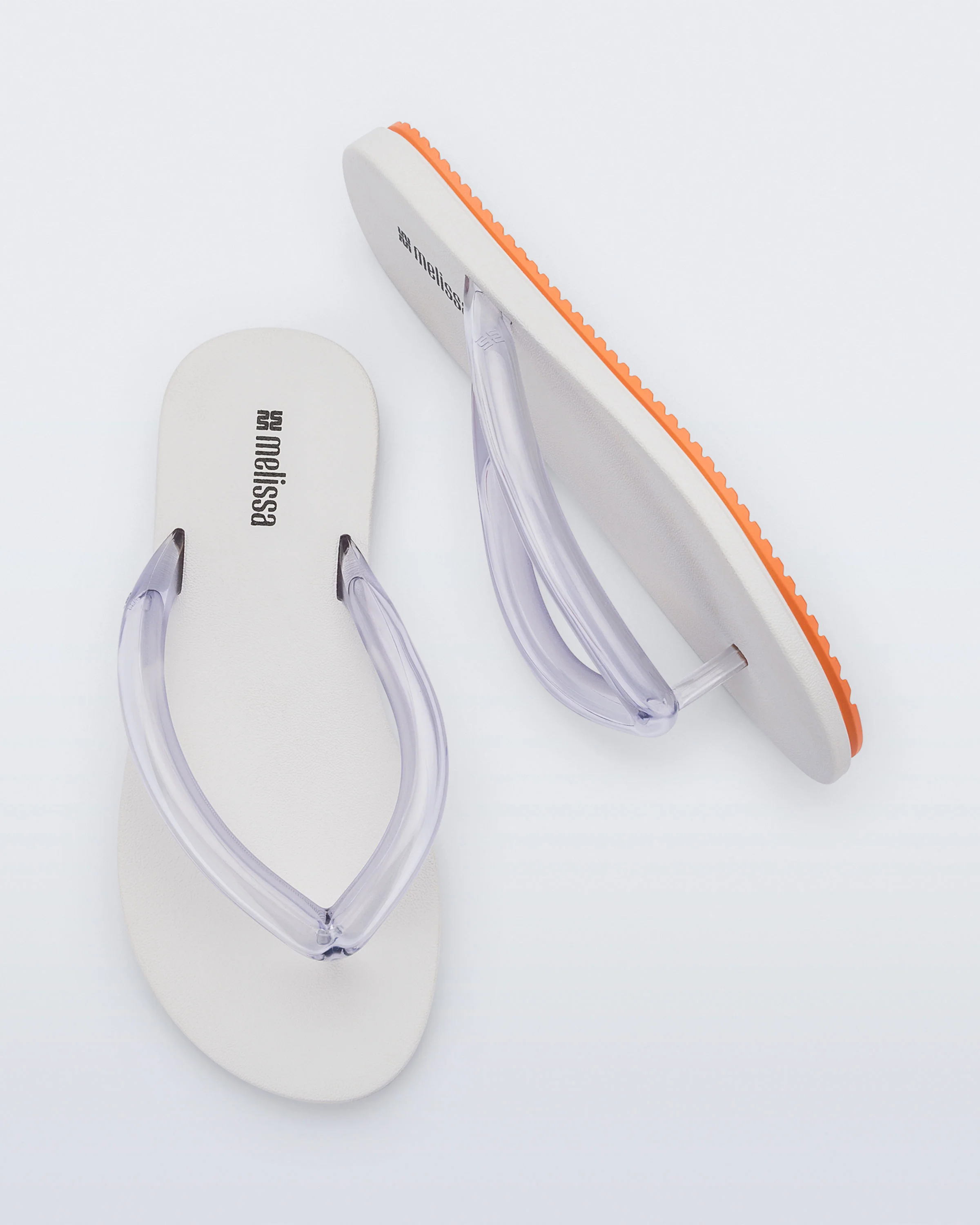 Melissa Flip Flop Air Flow White Orange - Image 4