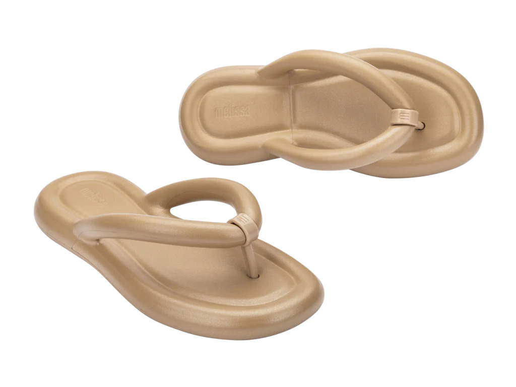 Melissa Flip Flop Free Shiny - Light Caramel - Image 4