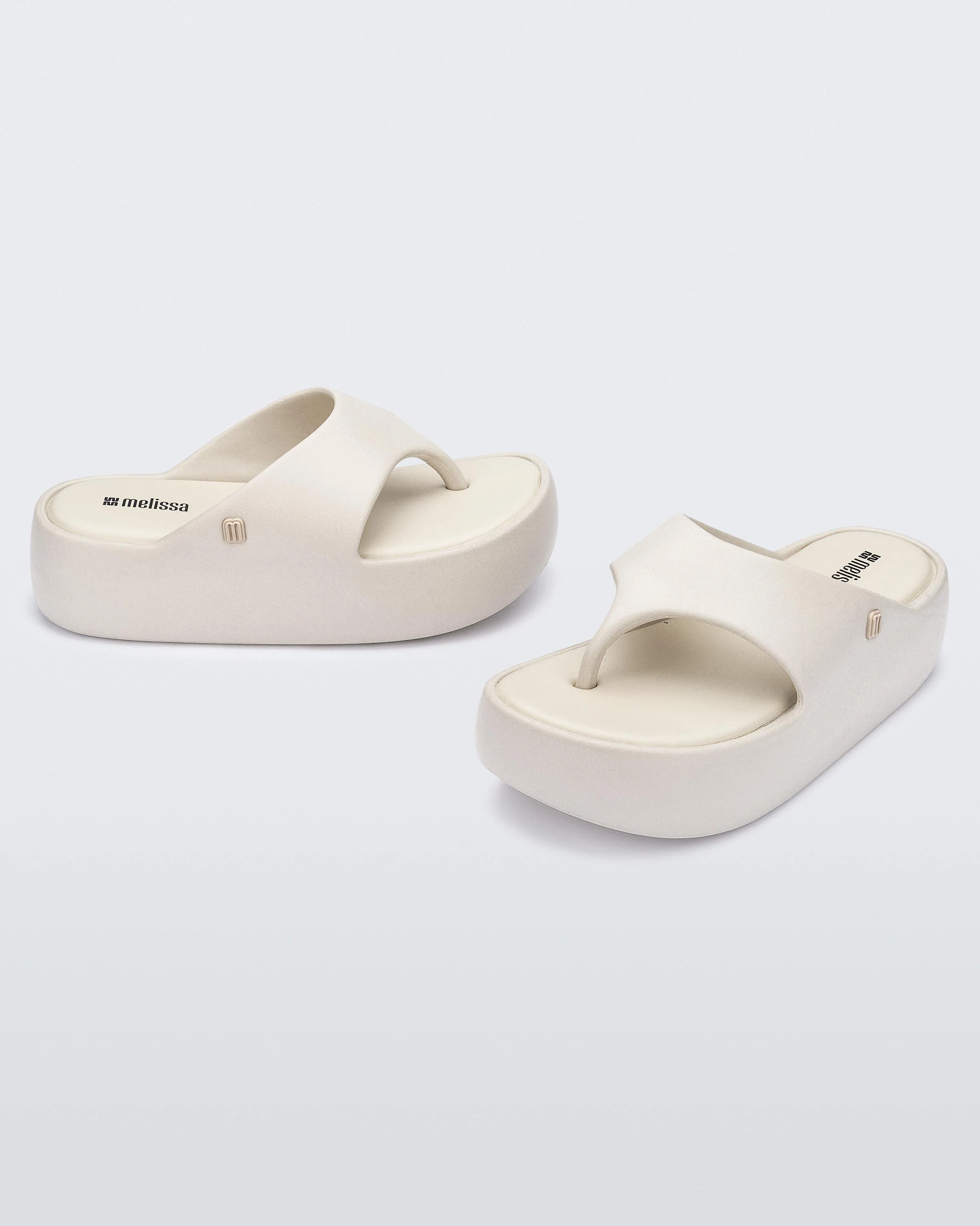 MELISSA FREE PLATFORM THONG - BEIGE - Image 3