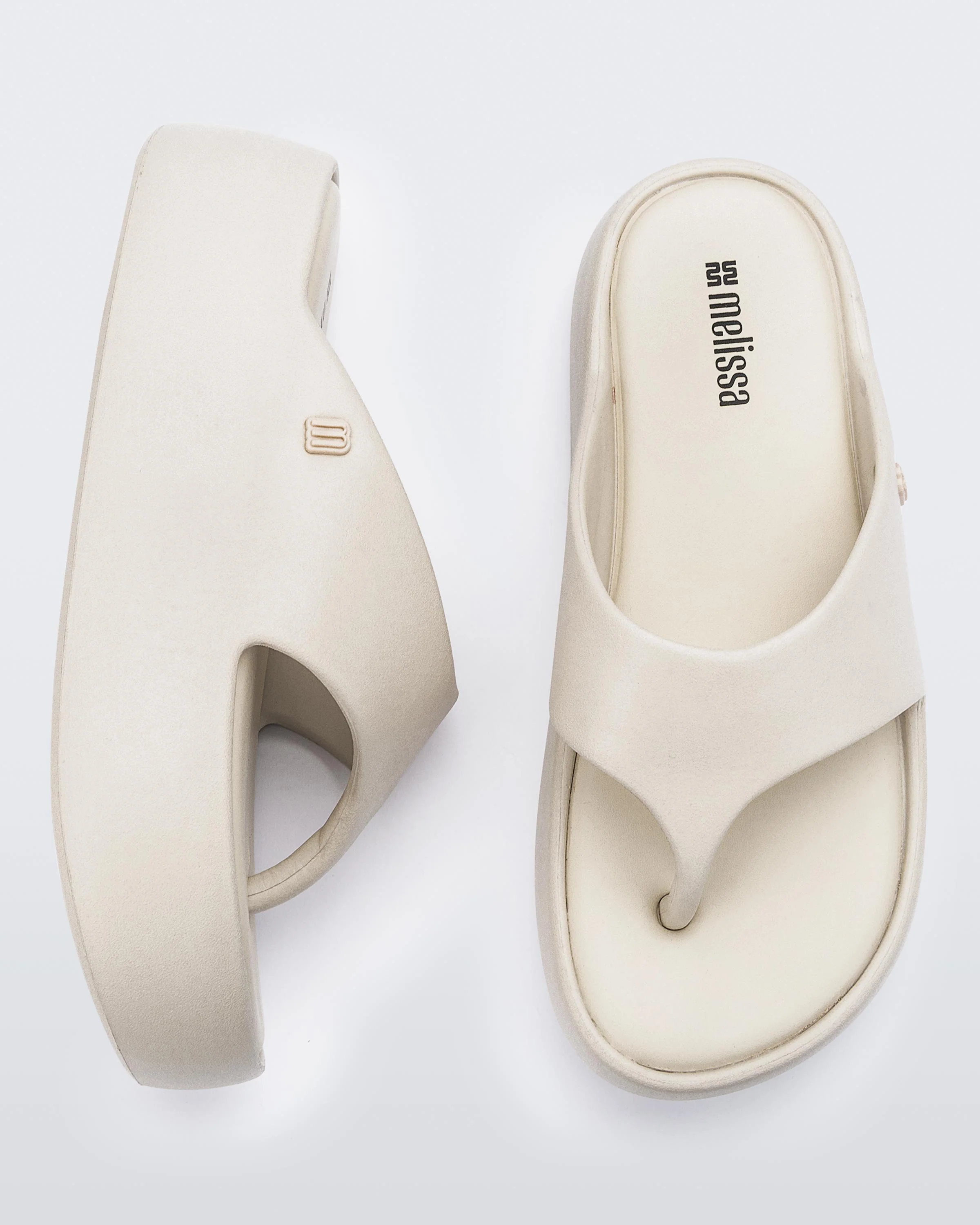MELISSA FREE PLATFORM THONG - BEIGE - Image 4