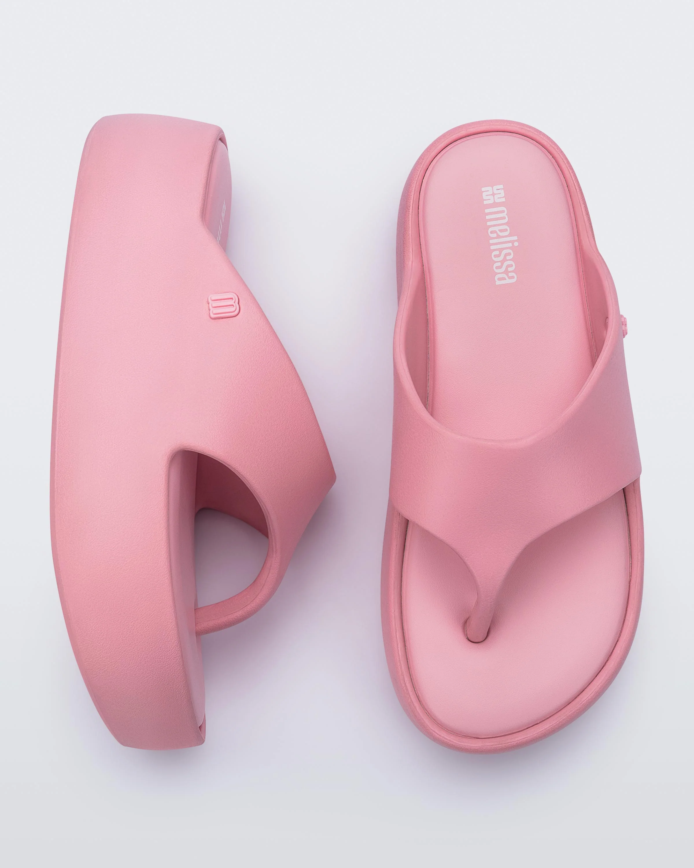 MELISSA FREE PLATFORM THONG - LIGHT PINK - Image 4