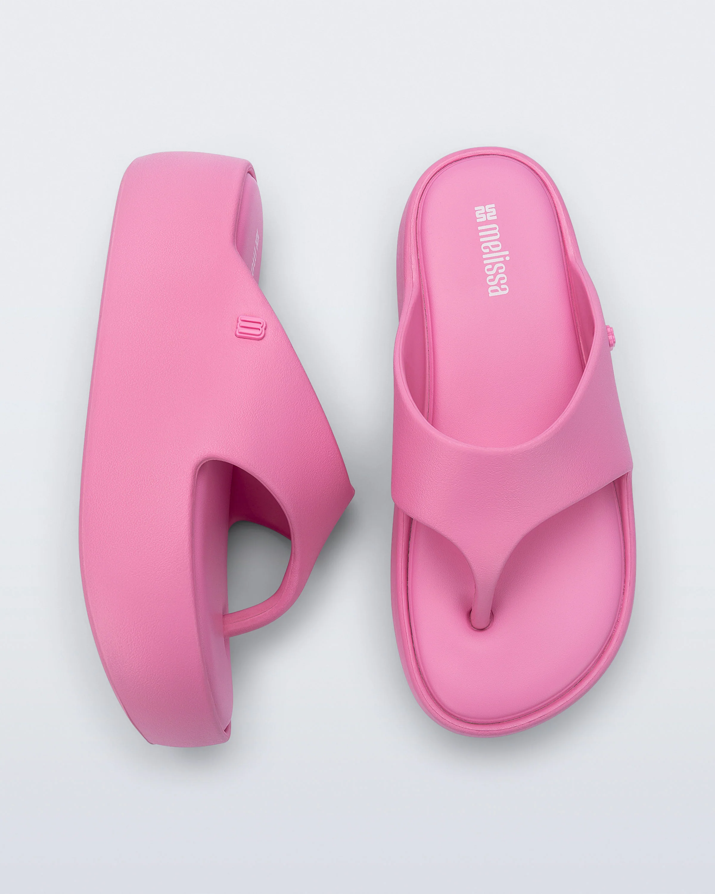 MELISSA FREE PLATFORM THONG -PINK - Image 3