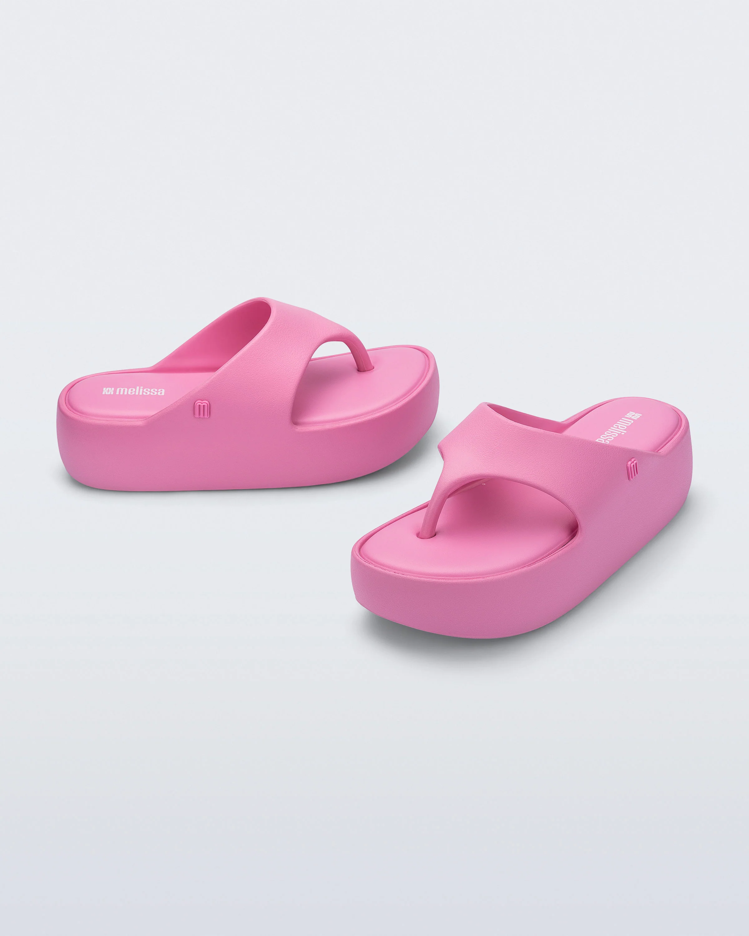 MELISSA FREE PLATFORM THONG -PINK - Image 4