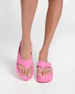 MELISSA FREE PLATFORM THONG -PINK - Image 5