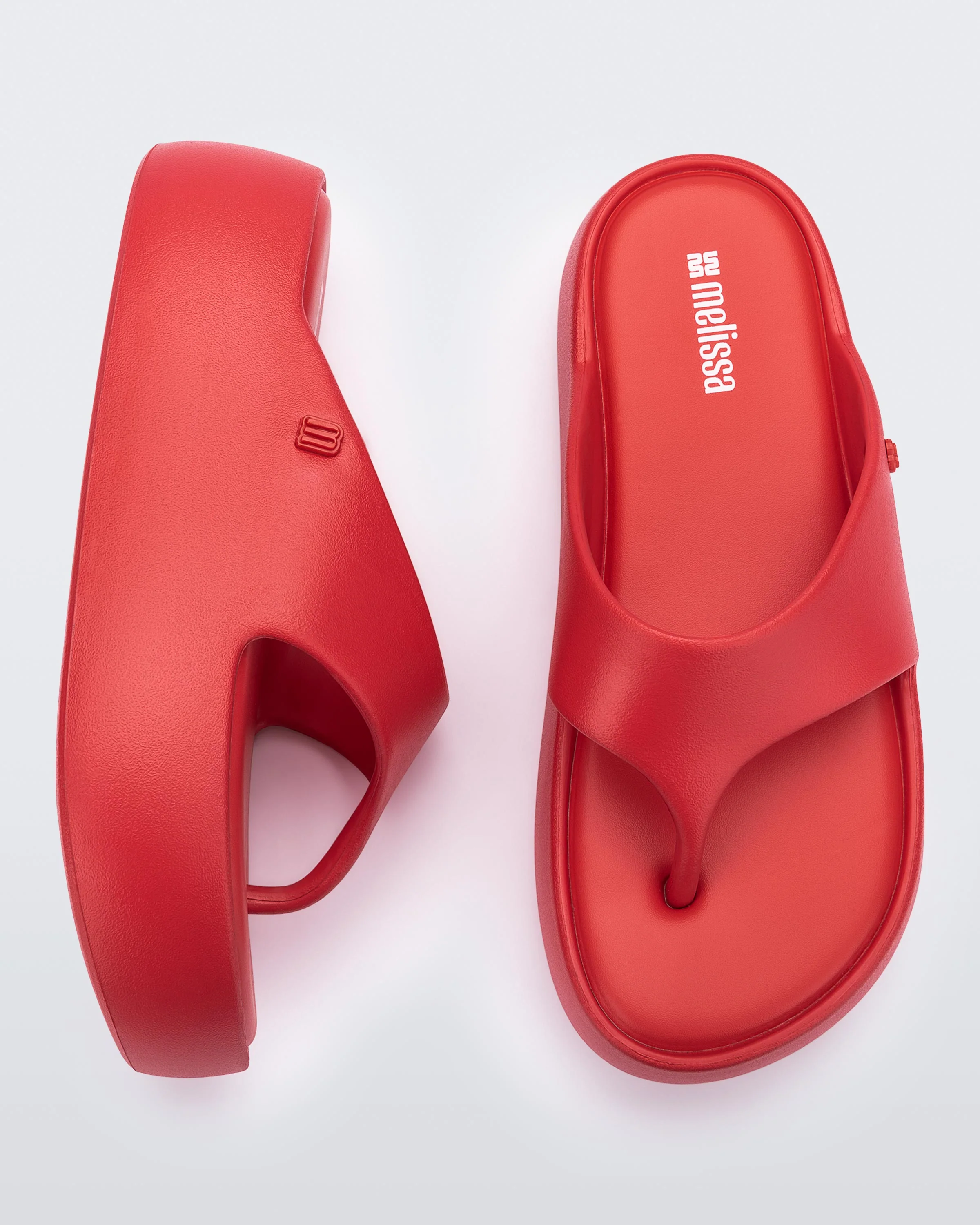 MELISSA FREE PLATFORM THONG - RED - Image 3