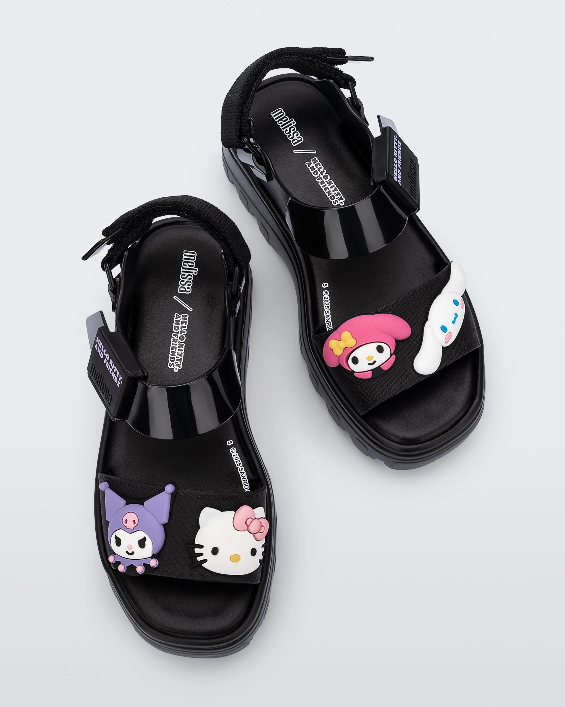 MELISSA KICK OFF SANDAL + HELLO KITTY BLACK - Image 3