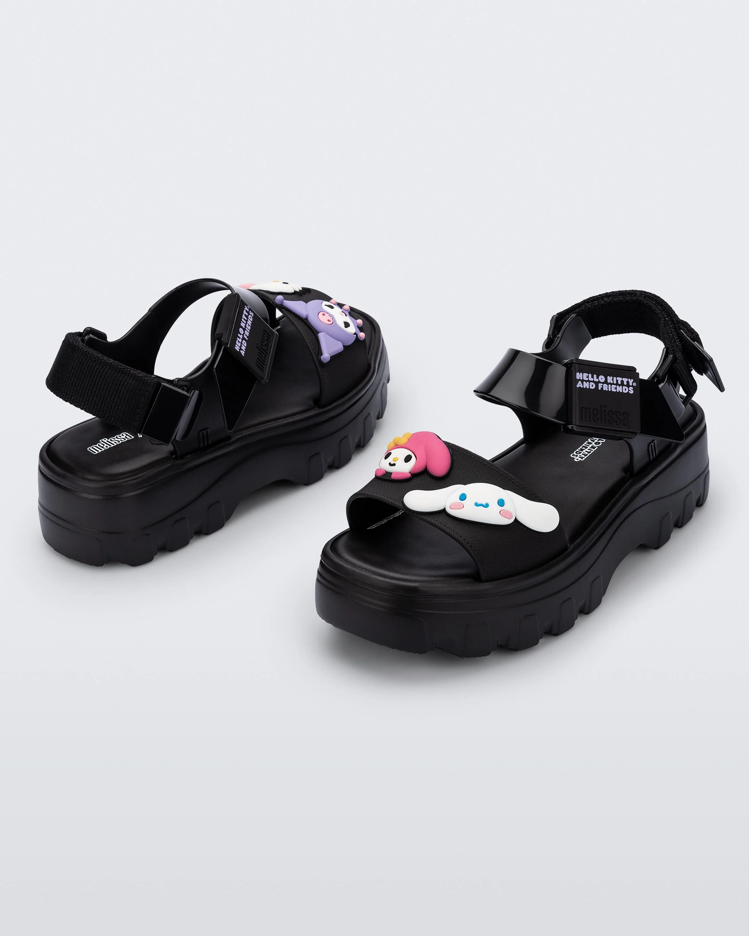 MELISSA KICK OFF SANDAL + HELLO KITTY BLACK - Image 5
