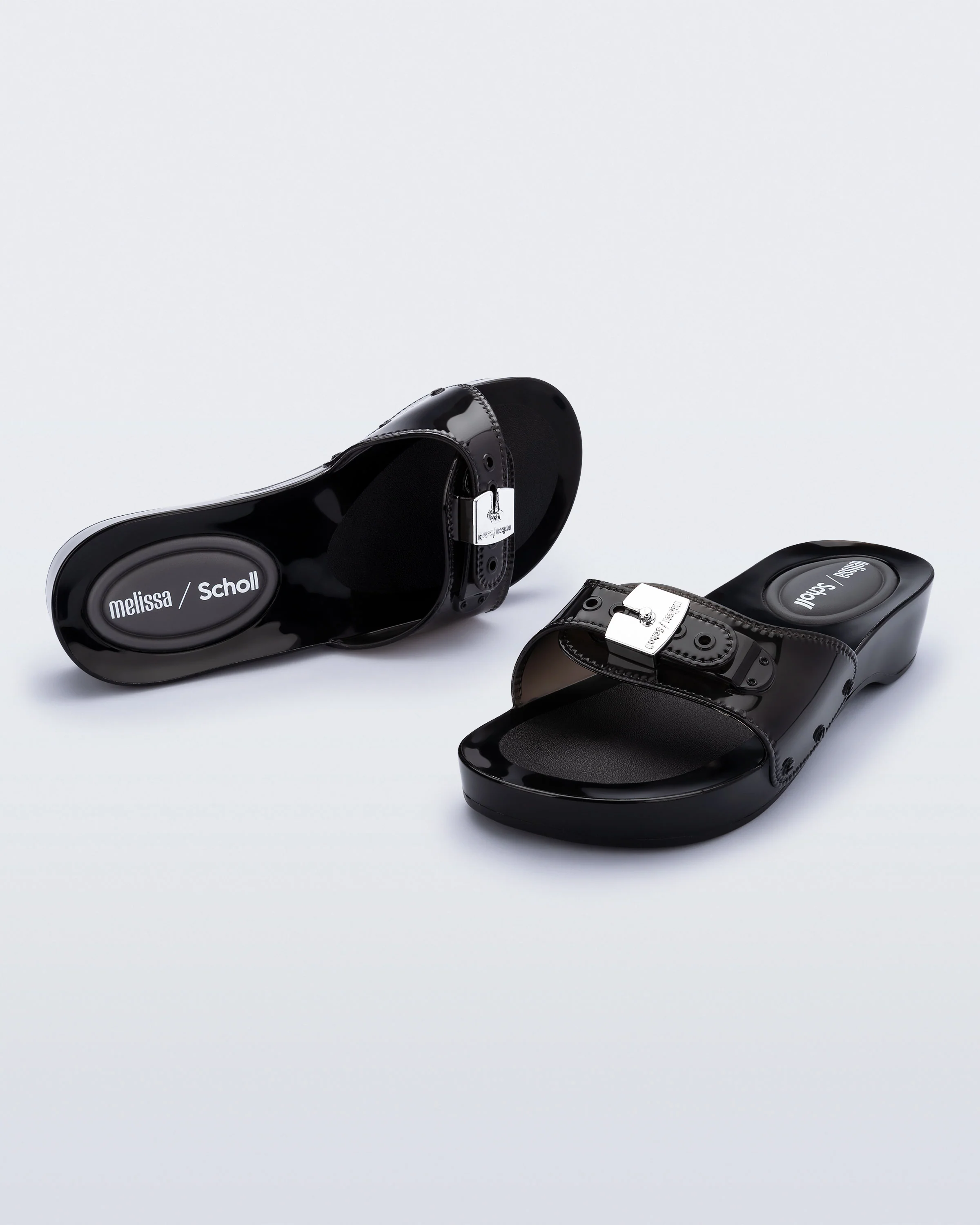 MELISSA PESCURA HEEL + SCHOLL BLACK - Image 5