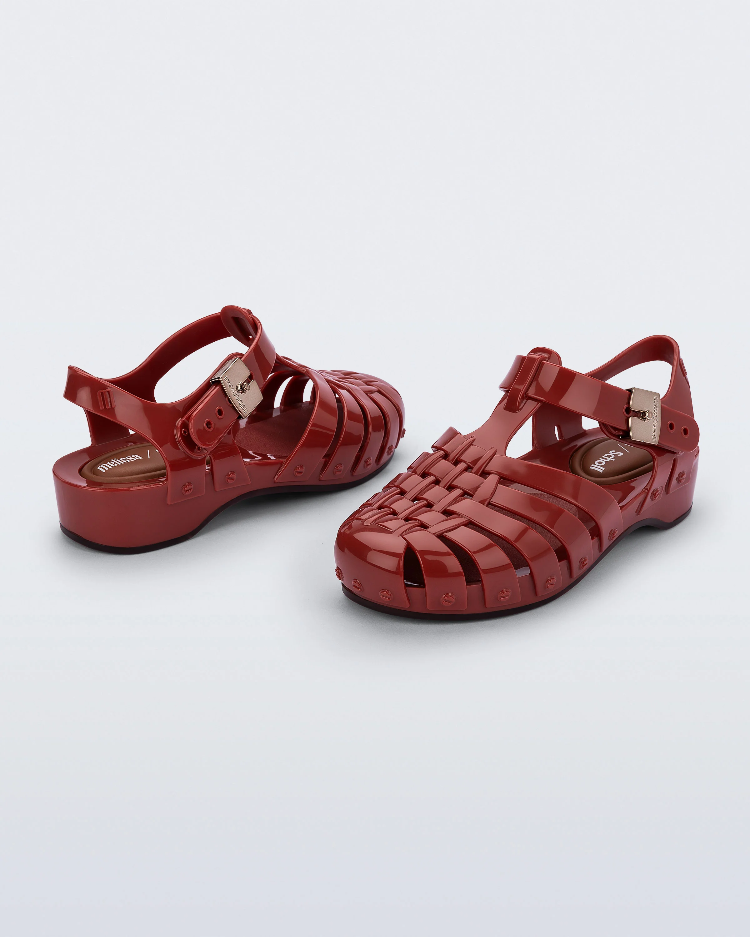 MELISSA POSSESSION PESCURA HEEL + SCHOLL RED - Image 3