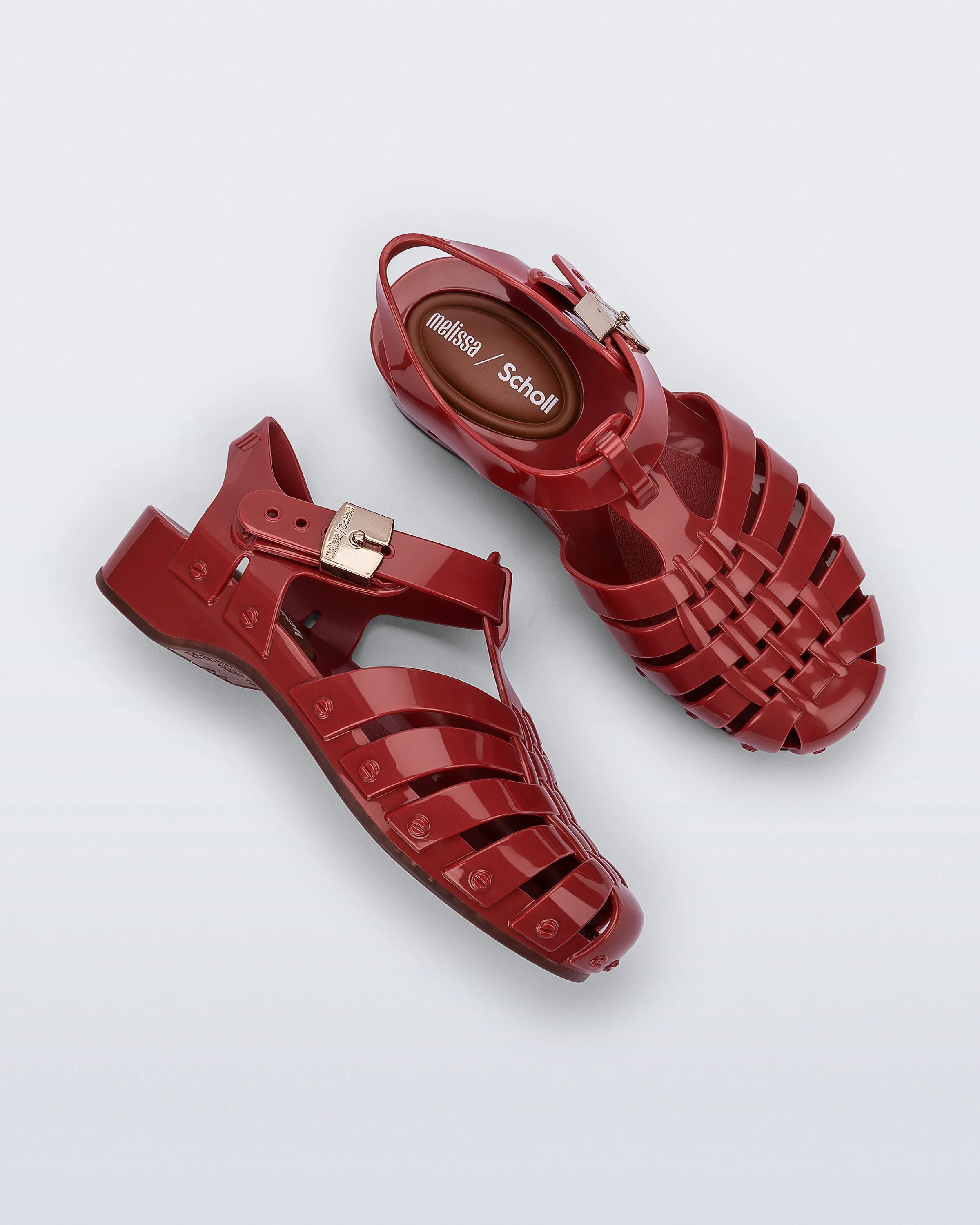 MELISSA POSSESSION PESCURA HEEL + SCHOLL RED - Image 5