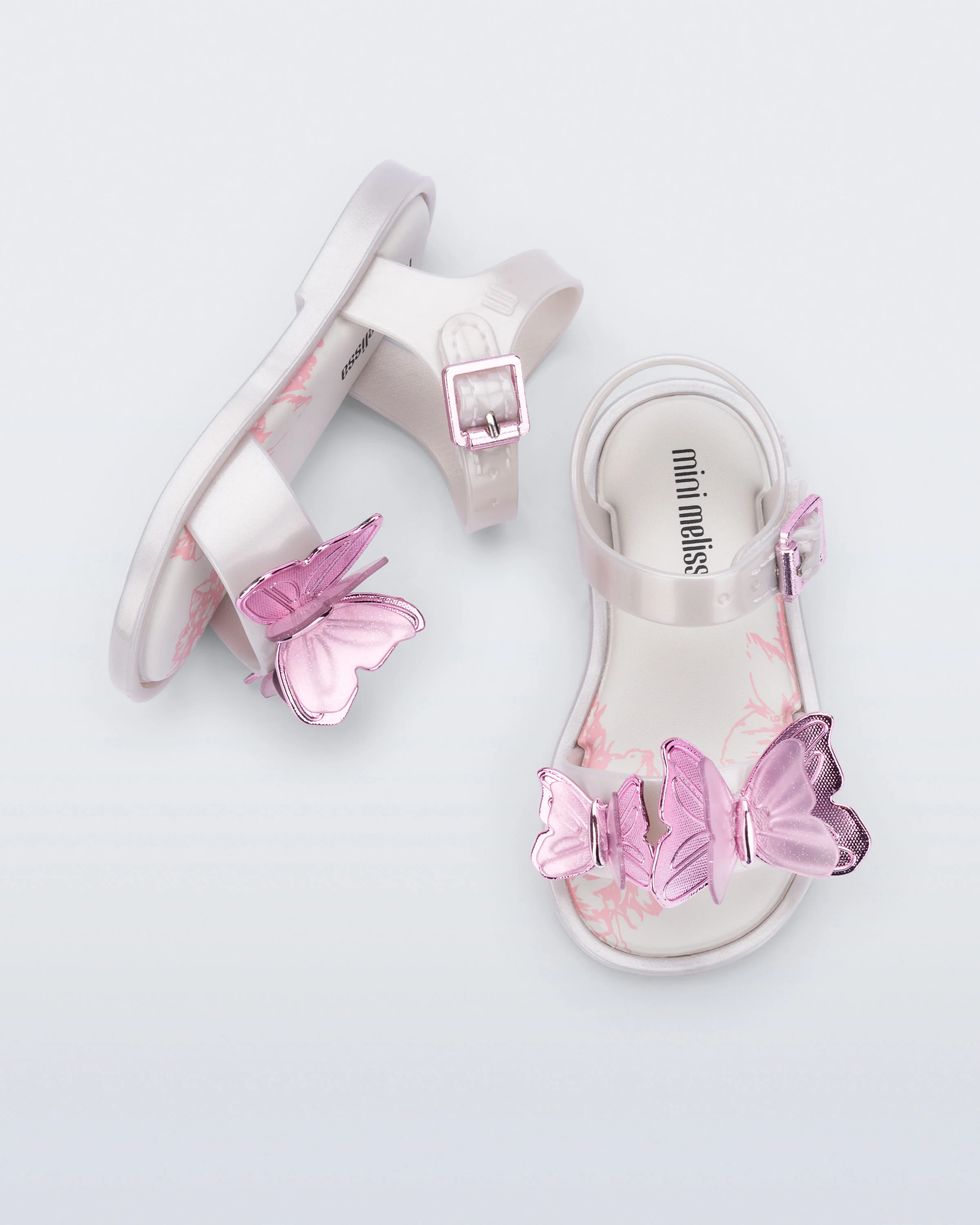 MINI MELISSA FLY SANDAL III BB WHITE - Image 4