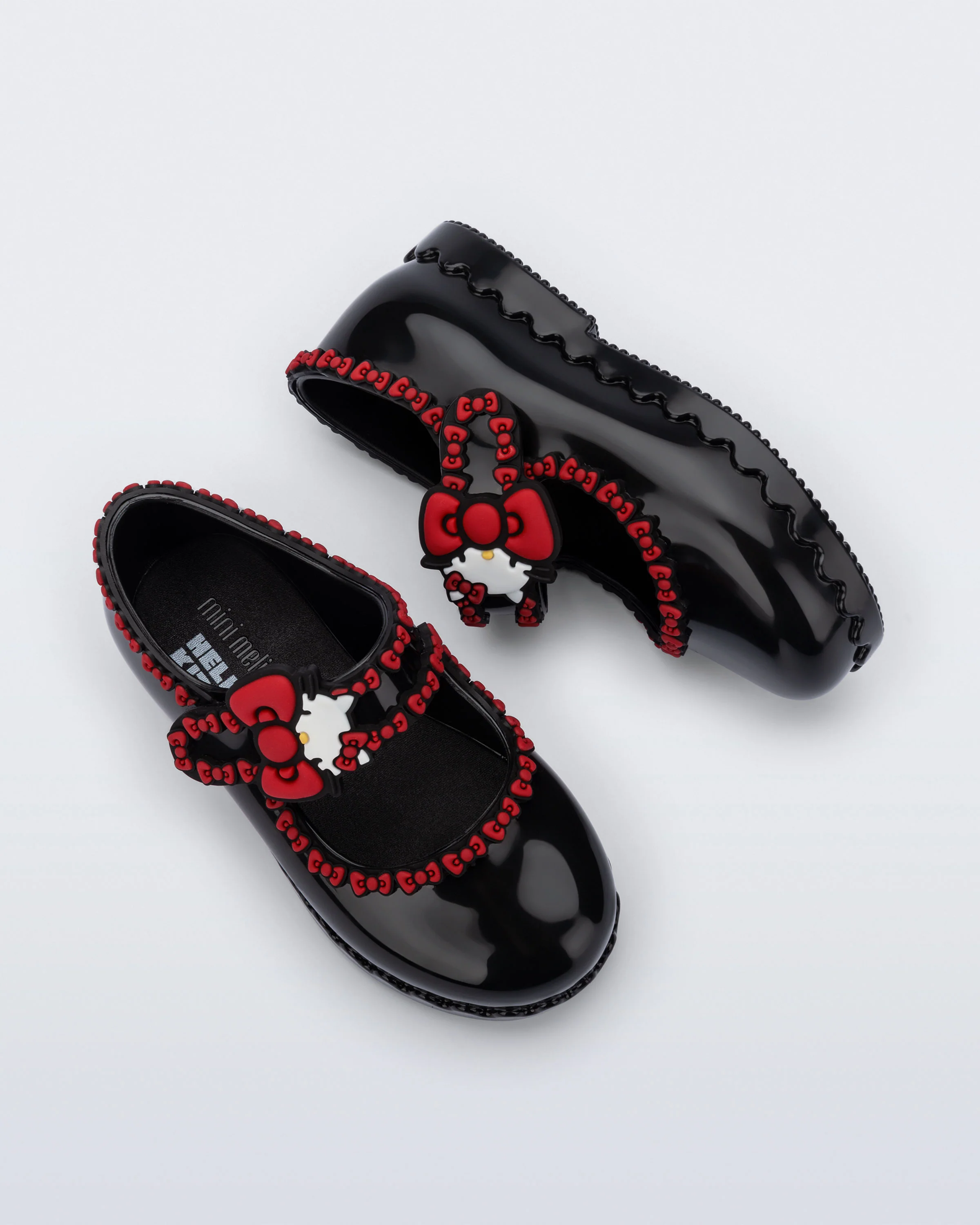 MINI MELISSA HIP BALLERINA + HELLO KITTY BLACK - Image 4
