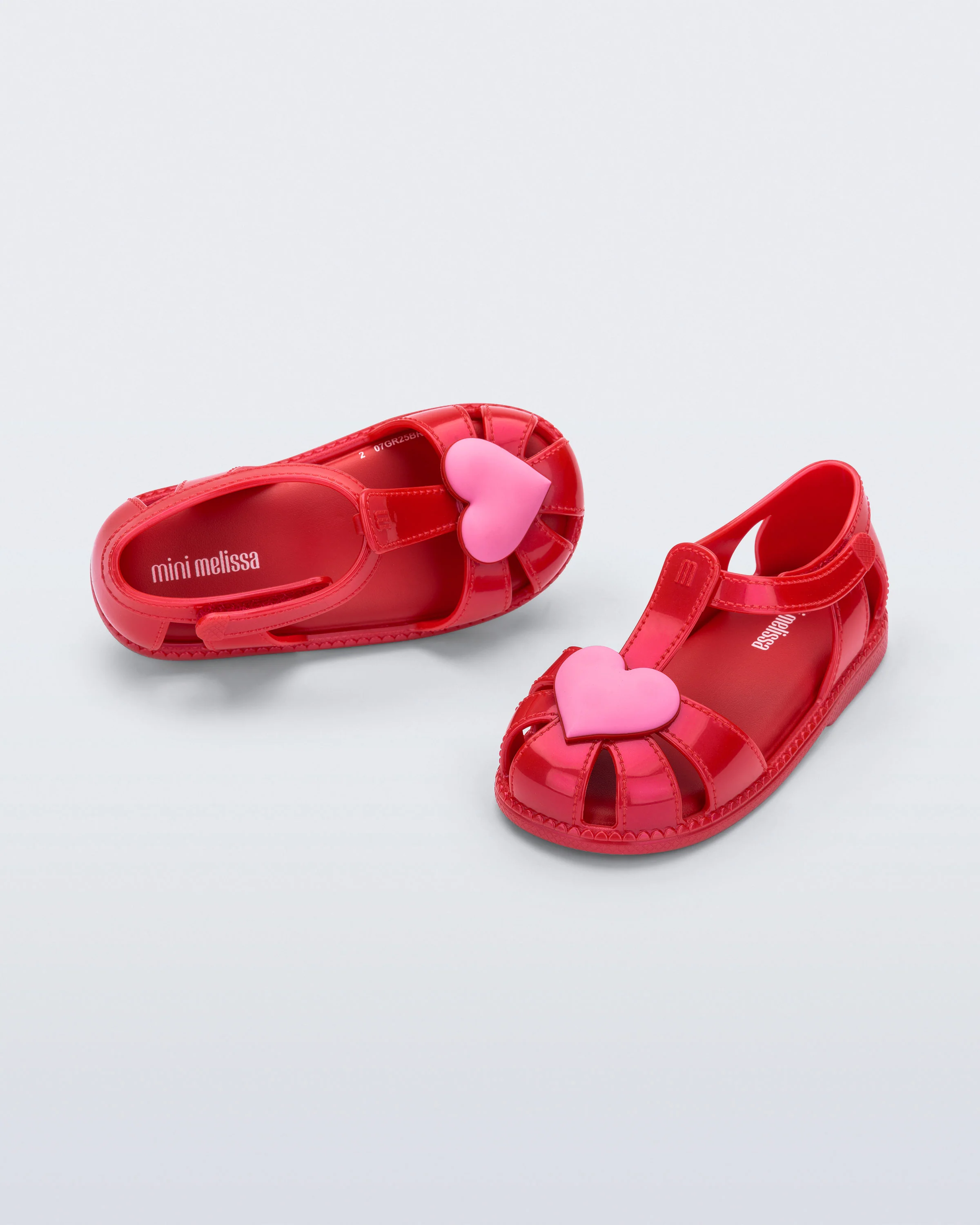 MINI MELISSA HIP HEART BALLERINA RED - Image 3