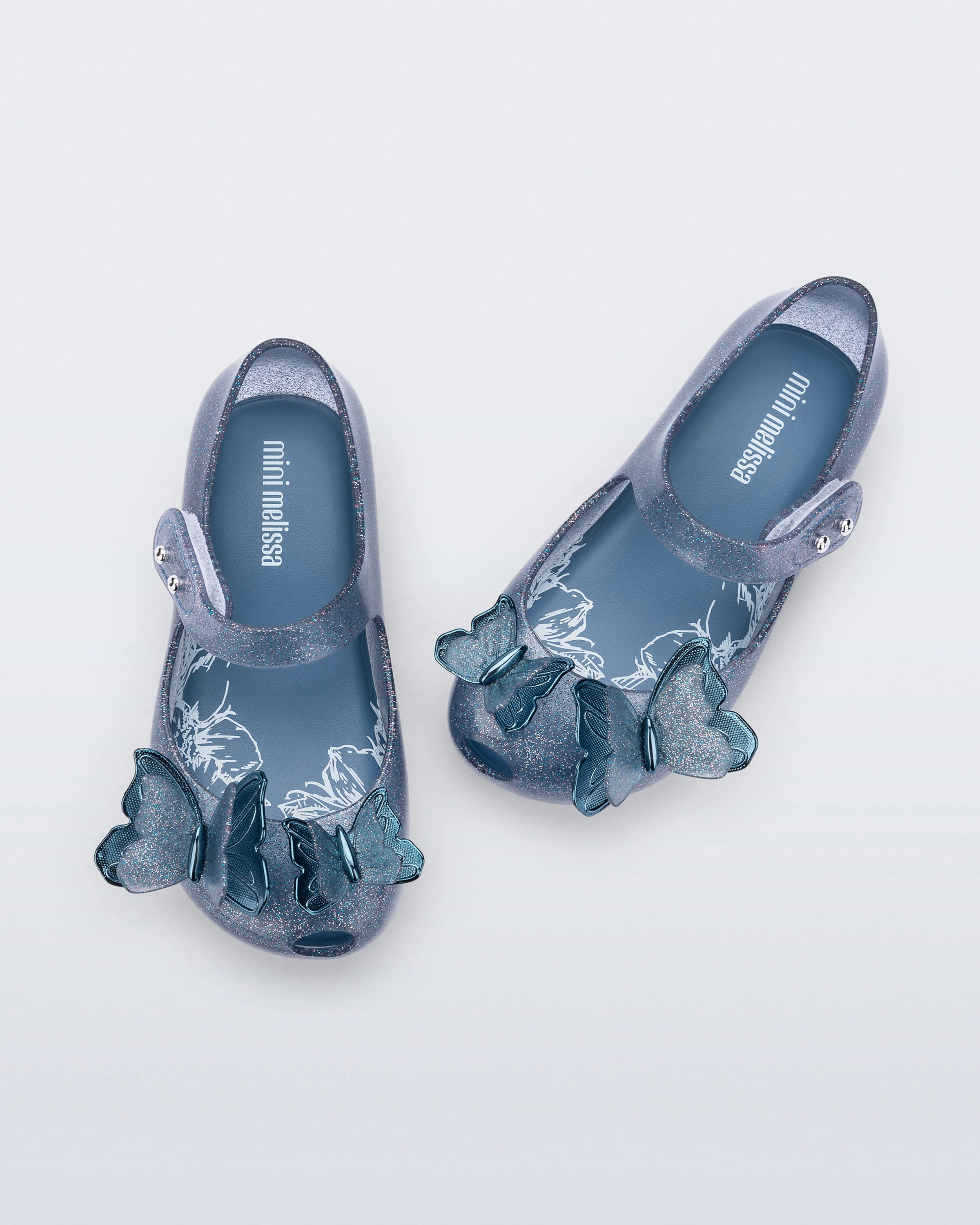 Mini Melissa Ultragirl Fly III Blue Glitter - Image 3