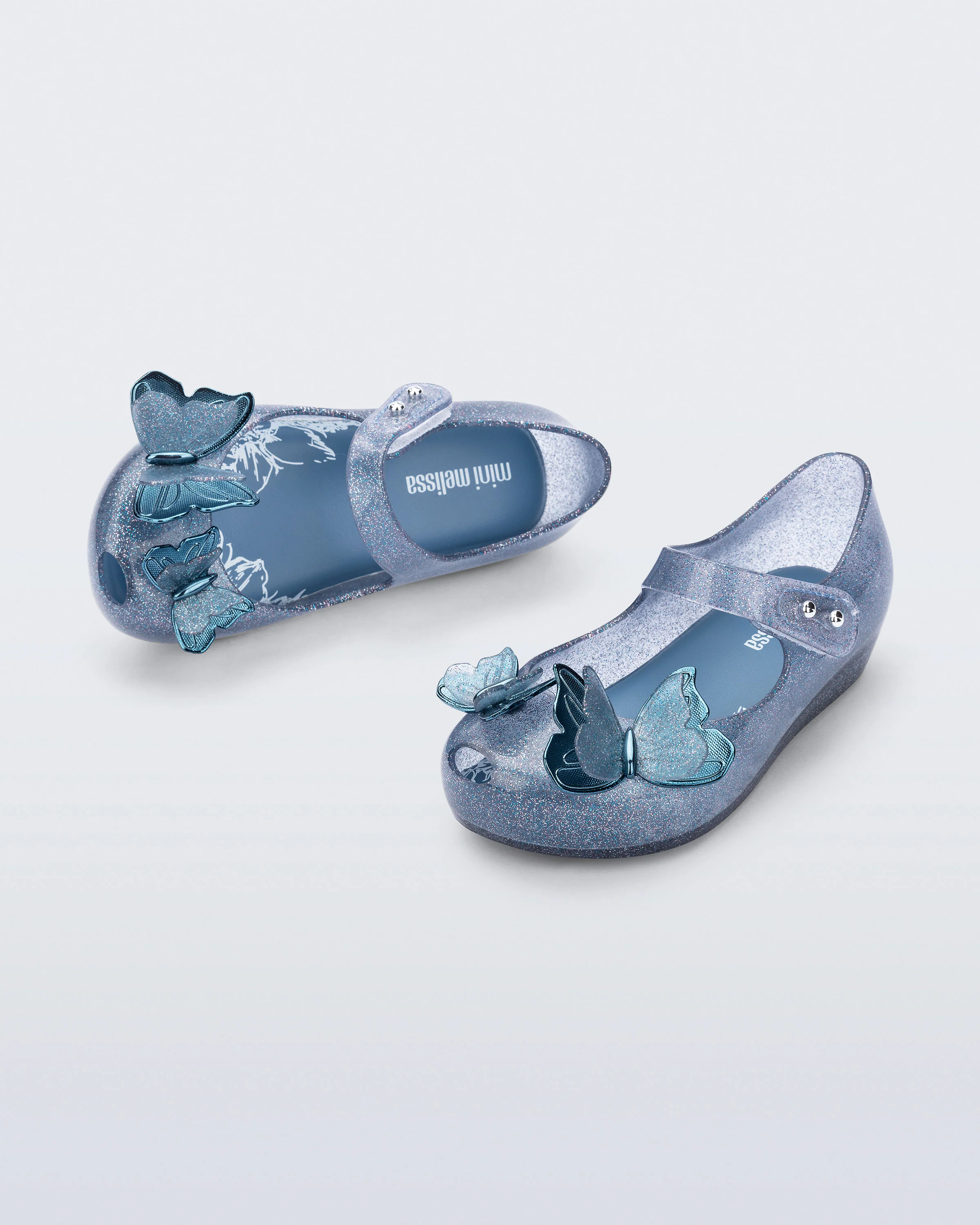 Mini Melissa Ultragirl Fly III Blue Glitter - Image 4